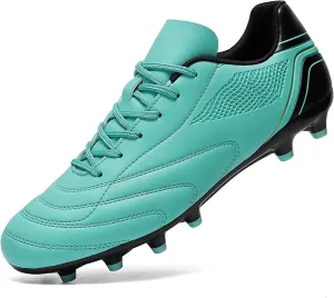 HaloTeam Soccer Shoes Mens Cleats Outdoor Professional Training Turf Football Boots Breathable Athletic Sneaker for AG/FG
