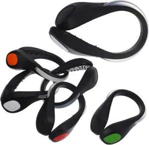 Happyyami 6Pcs Safety LED Shoe Clip Lights for Runners Clip Flash Gear for Night Running Emergency Visibility with Lighting Modes Non Skid Design for Secure Fit