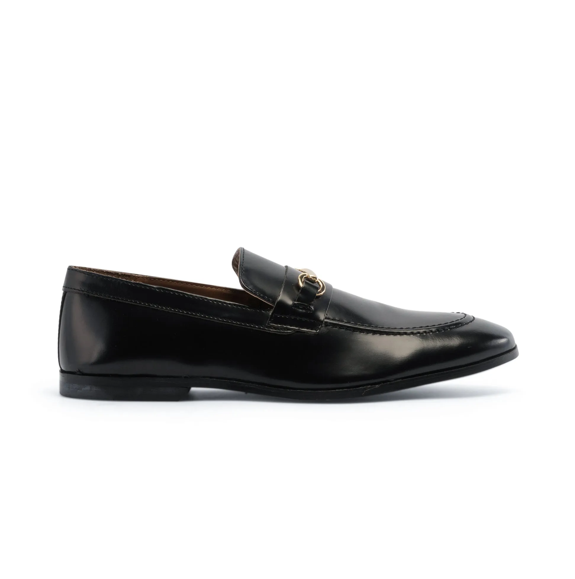 Harrogate Smart Formal Leather Loaferss - Black