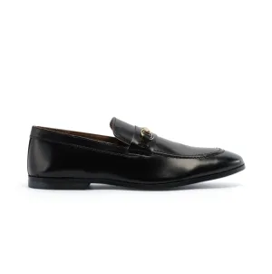 Harrogate Smart Formal Leather Loaferss - Black