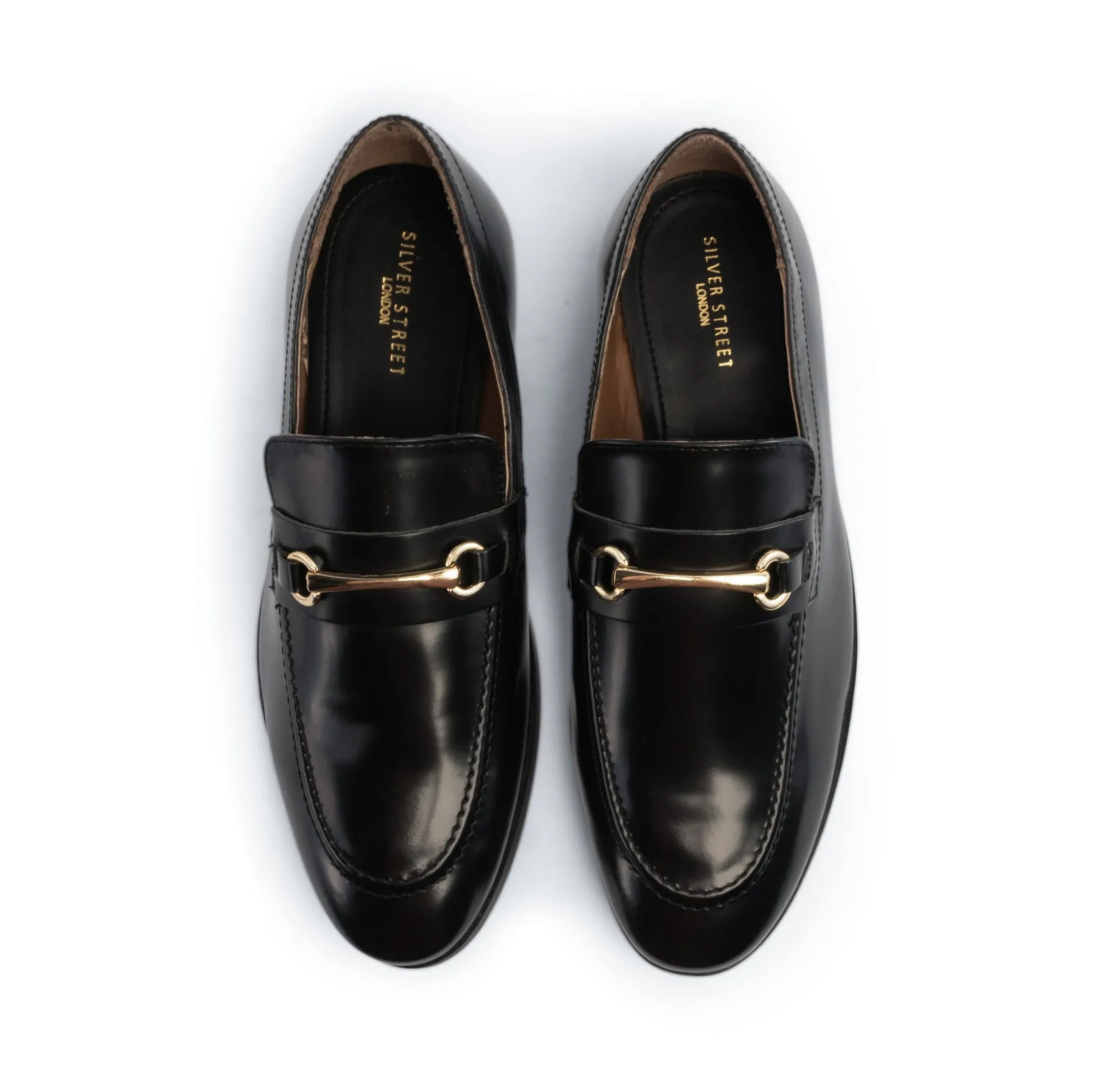 Harrogate Smart Formal Leather Loaferss - Black