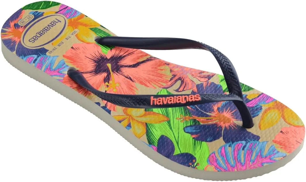 Havaianas Women's Slim Floral Bouquet Flip Flops