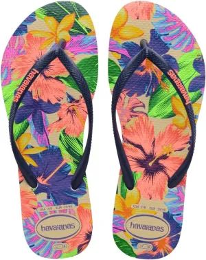 Havaianas Women's Slim Floral Bouquet Flip Flops