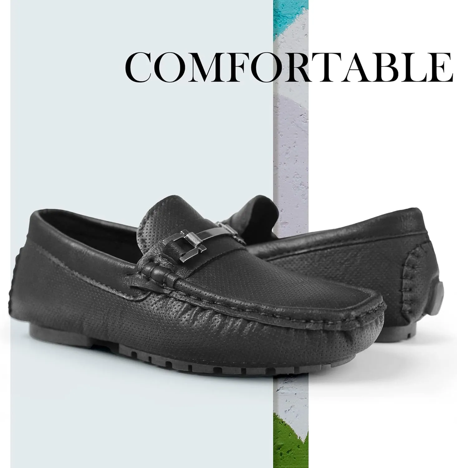 Hawkwell Kids Classic Penny Loafer Moccasin Dress Driver School Shoes