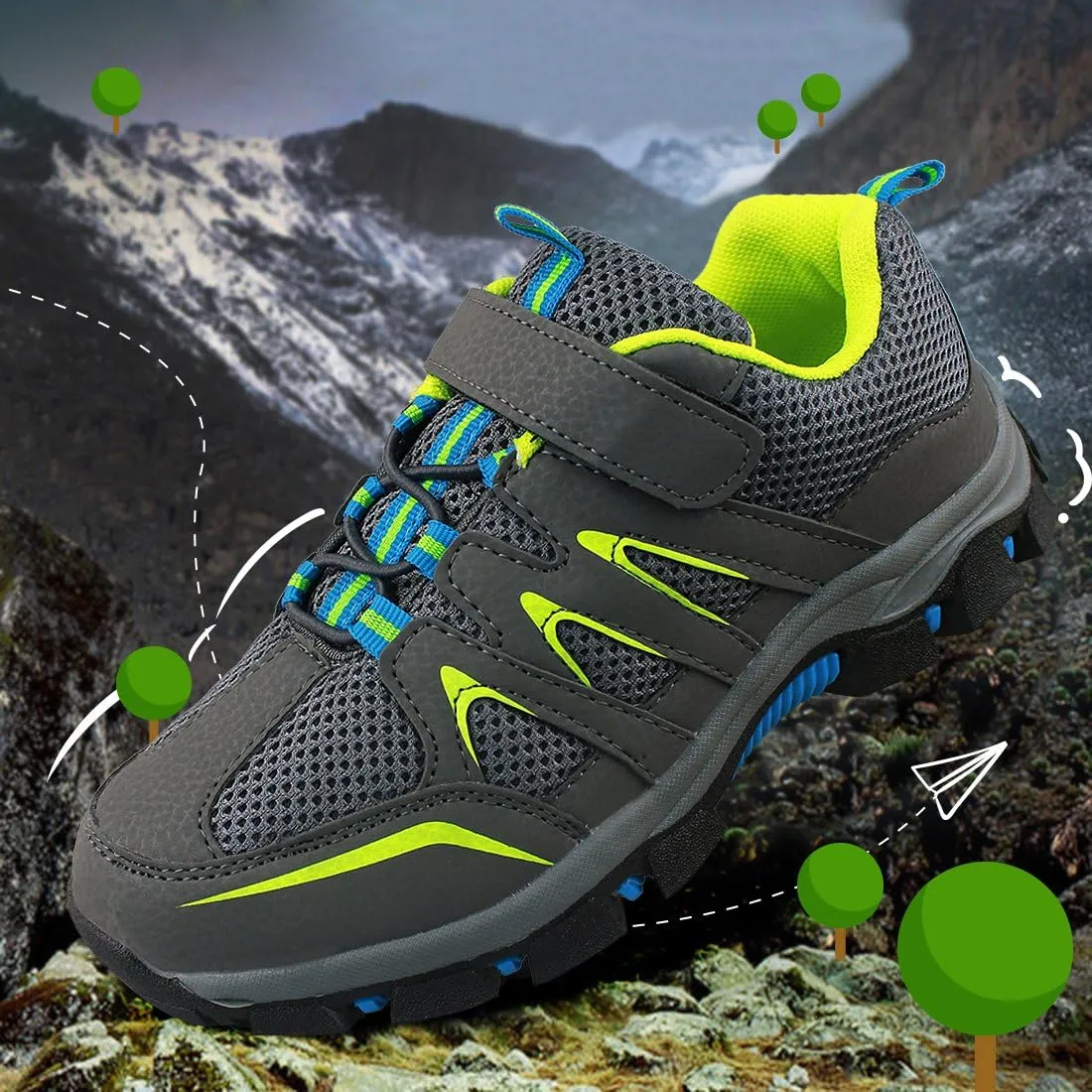 Hawkwell Kids Outdoor Hiking Shoe(Toddler/Little Kid/Big Kid)