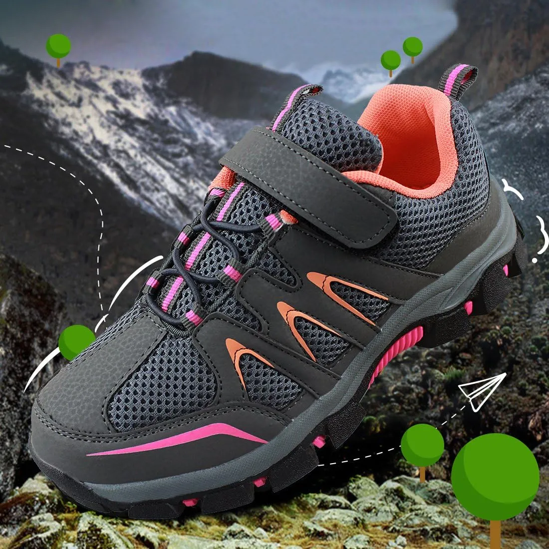 Hawkwell Kids Outdoor Hiking Shoe(Toddler/Little Kid/Big Kid)