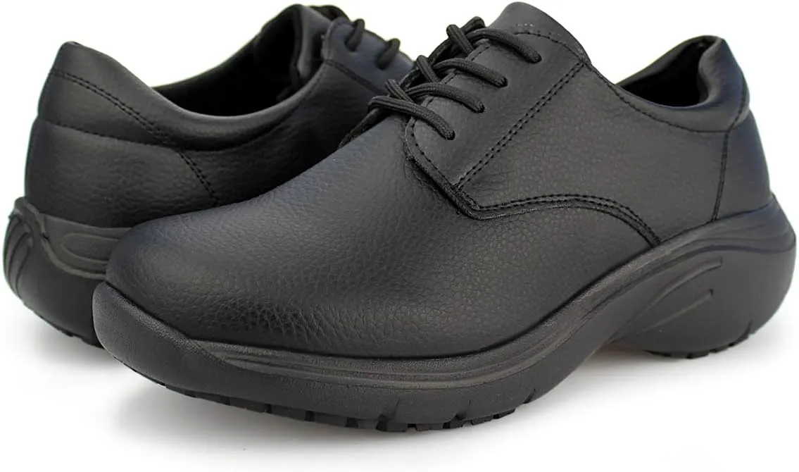 Hawkwell Women's Slip Resistant Lightweight Nursing Shoes Comfortable Lace Up Work Shoes