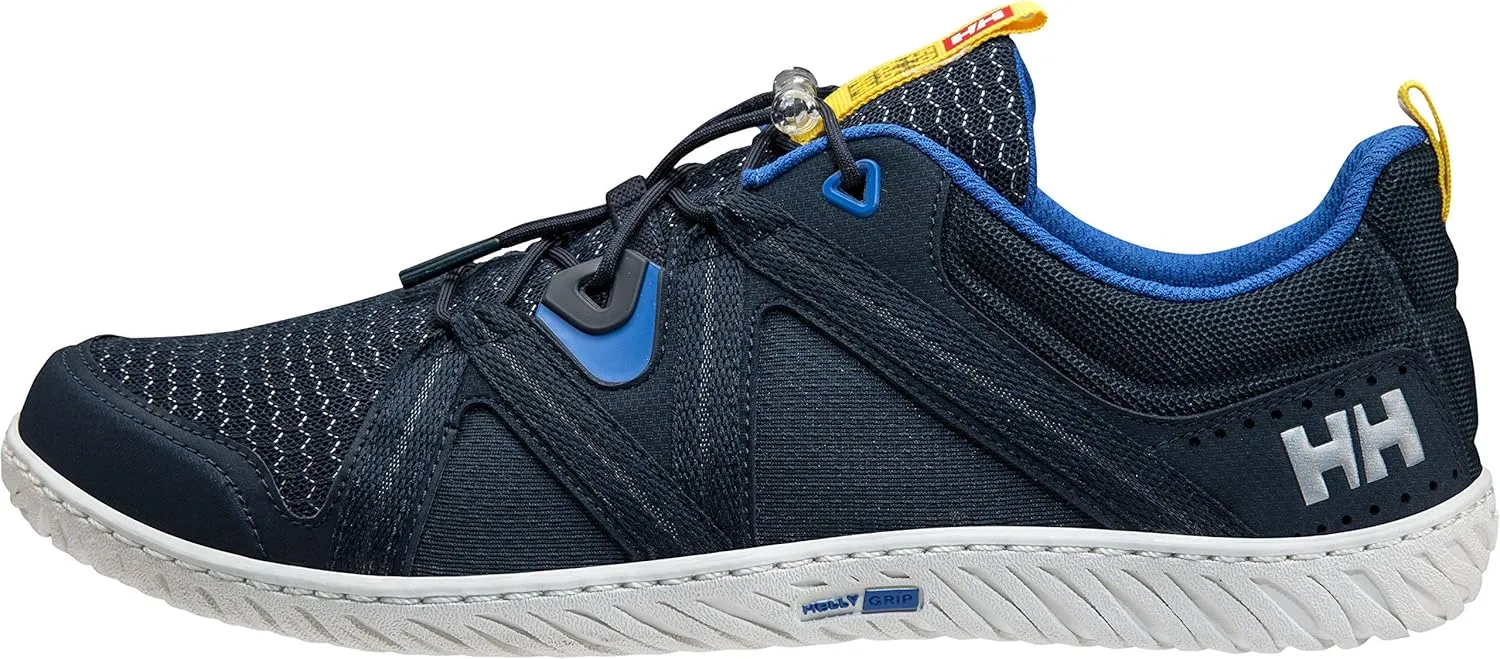 Helly-Hansen Ahiga V4 HP Boat Shoes for Men - Breathable, Lightweight, and Hard-Wearing Textile with EVA Cushion Midsole and Rubber Traction Outsole