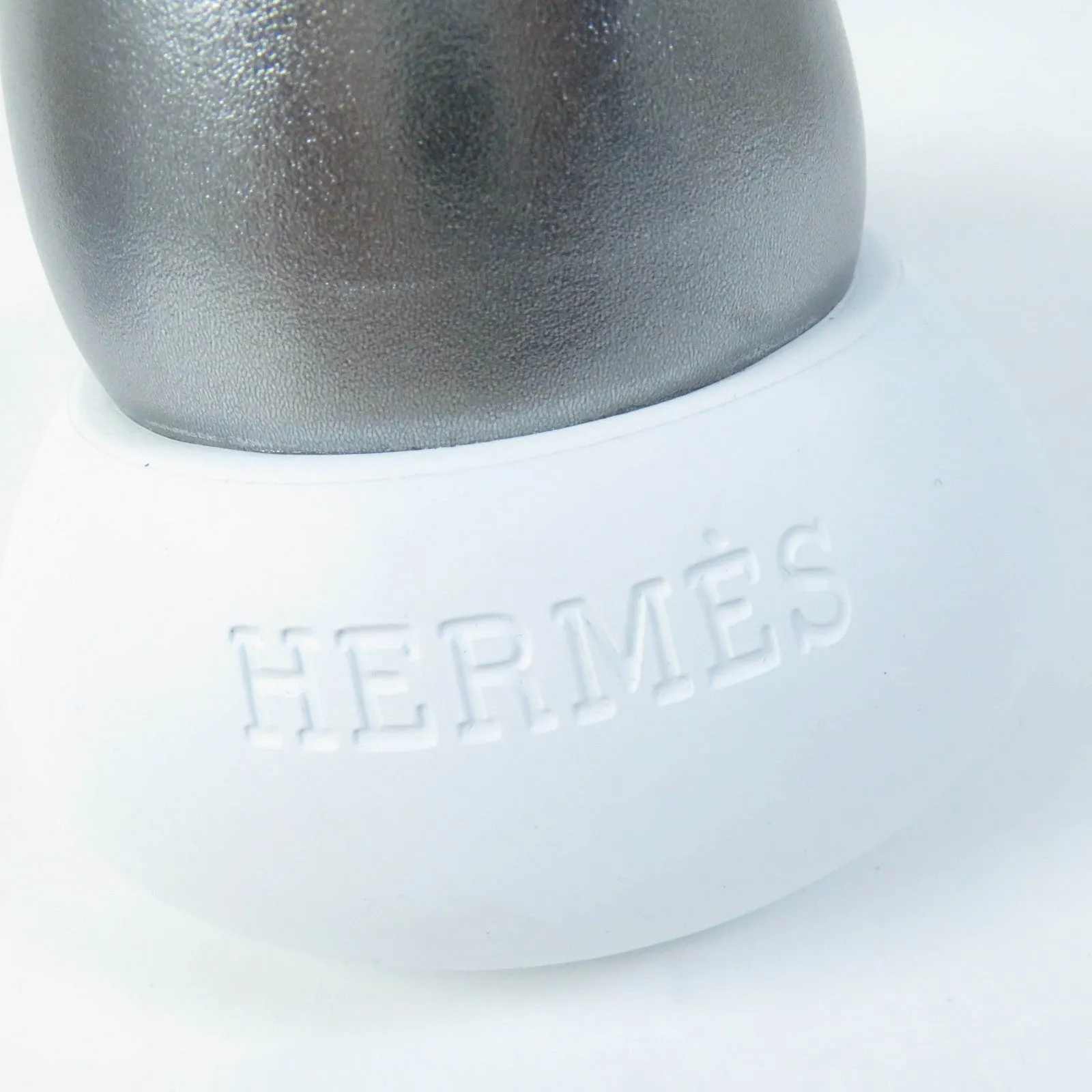 HERMES Low cut sneakers knit Silver Light Purple DUEL Duel 35.5