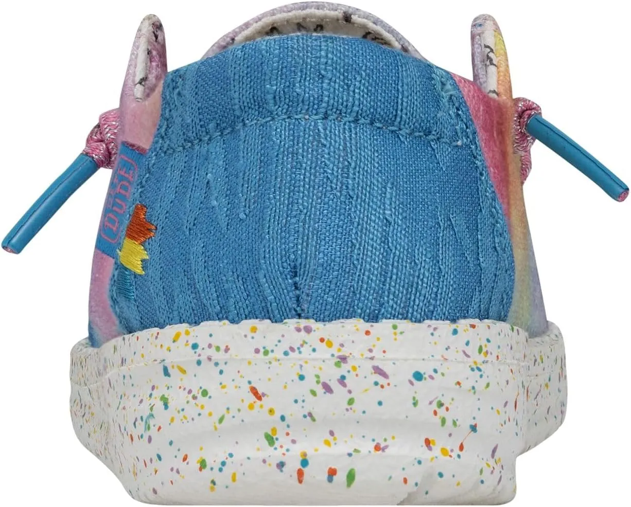 Hey Dude Girl's Wendy Youth Multiple Sizes & Colors | Girl’s Shoes | Girl’s Lace Up Loafers | Lightweight & Comfortable