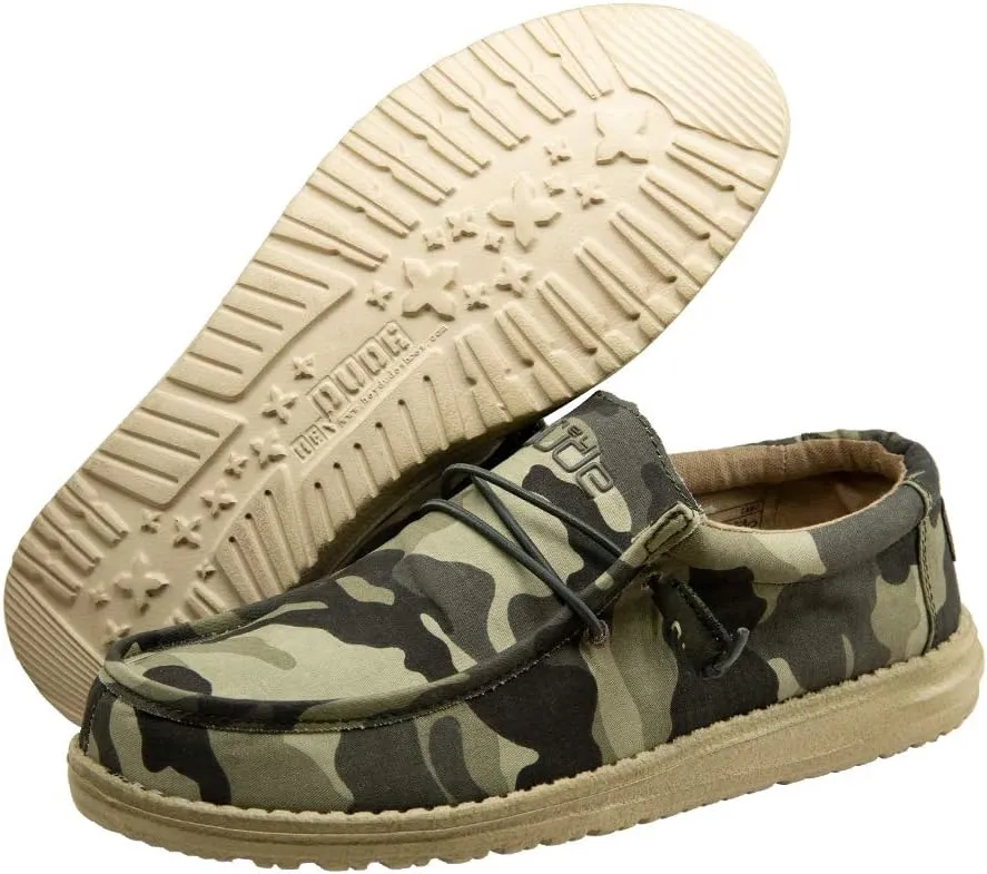 Hey Dude Men's All Wally Styles | Men’s Shoes | Men's Lace Up Loafers | Comfortable & Light-Weight