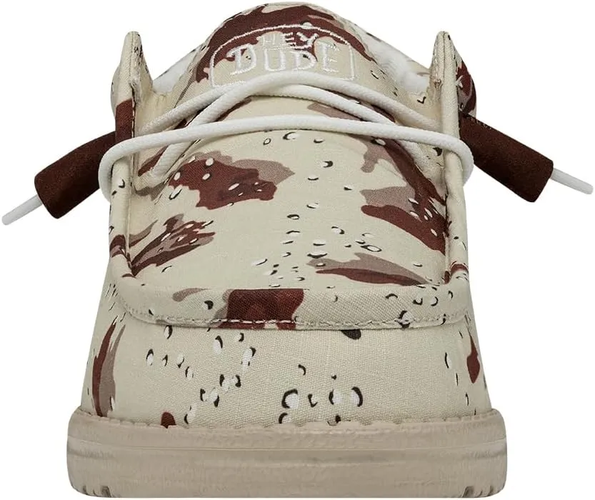 Hey Dude Men's Wally Camo | Men's Loafers | Men's Slip On Shoes | Comfortable & Light-Weight