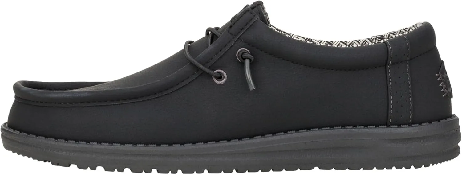 Hey Dude Men's Wally Classic, Men’s Shoes, Men's Slip-on Loafers, Comfortable & Light-Weight