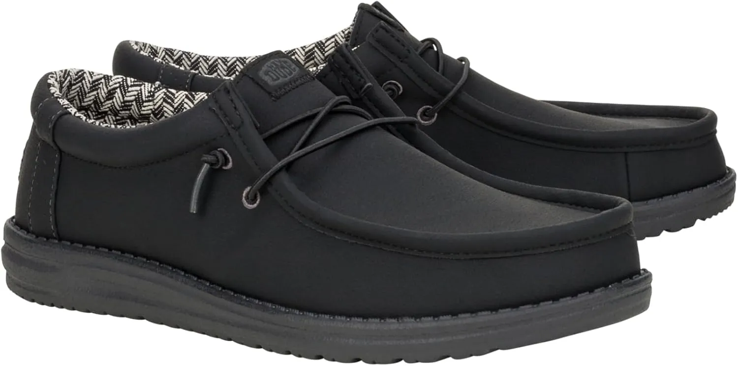 Hey Dude Men's Wally Classic, Men’s Shoes, Men's Slip-on Loafers, Comfortable & Light-Weight