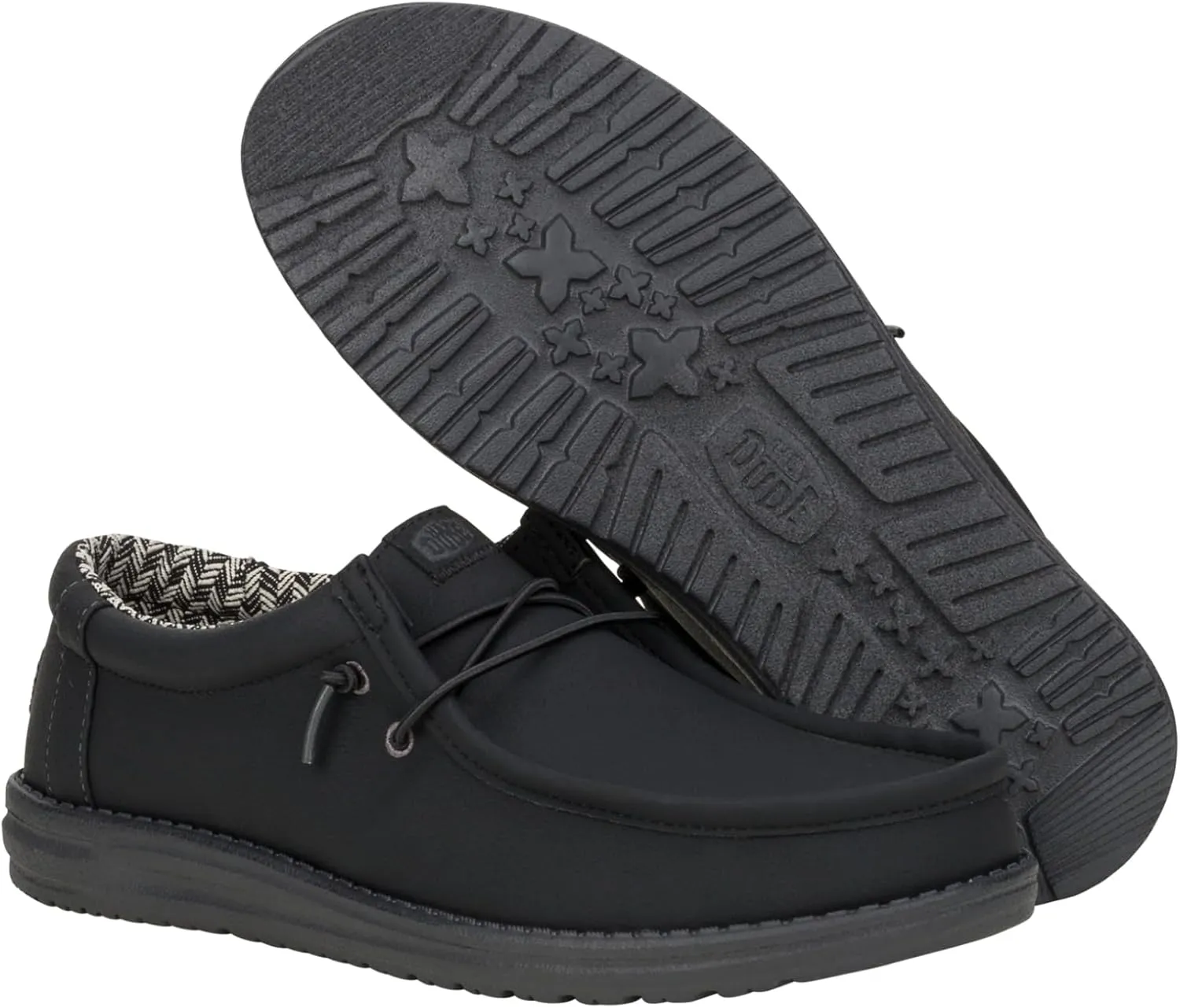 Hey Dude Men's Wally Classic, Men’s Shoes, Men's Slip-on Loafers, Comfortable & Light-Weight