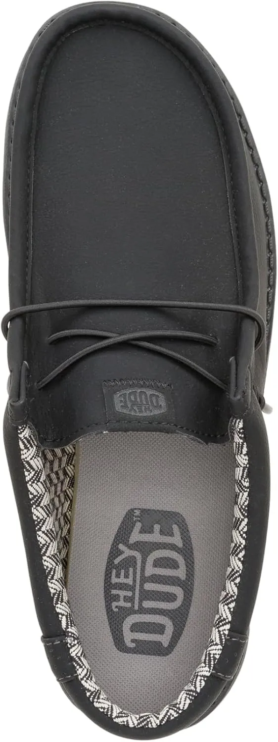 Hey Dude Men's Wally Classic, Men’s Shoes, Men's Slip-on Loafers, Comfortable & Light-Weight