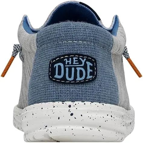 Hey Dude Men's Wally Jersey | Men's Loafers | Men's Slip On Shoes | Comfortable & Light-Weight