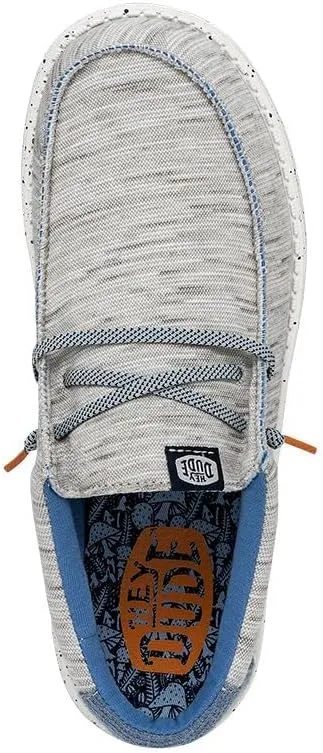 Hey Dude Men's Wally Jersey | Men's Loafers | Men's Slip On Shoes | Comfortable & Light-Weight