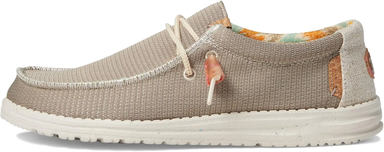 Hey Dude Men's Wally Kite Various Sizes and Colors | Men’s Shoes | Men's Lace-Up Loafers | Lightweight and Comfortable