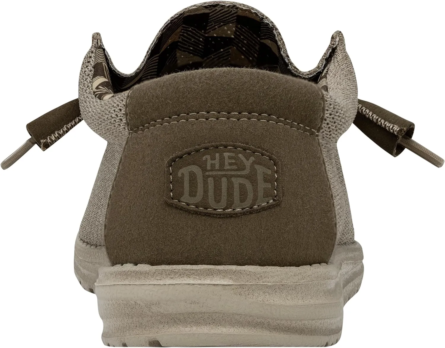 Hey Dude Men's Wally Sox | Men’s Shoes | Men's Lace Up Loafers | Comfortable & Light-Weight