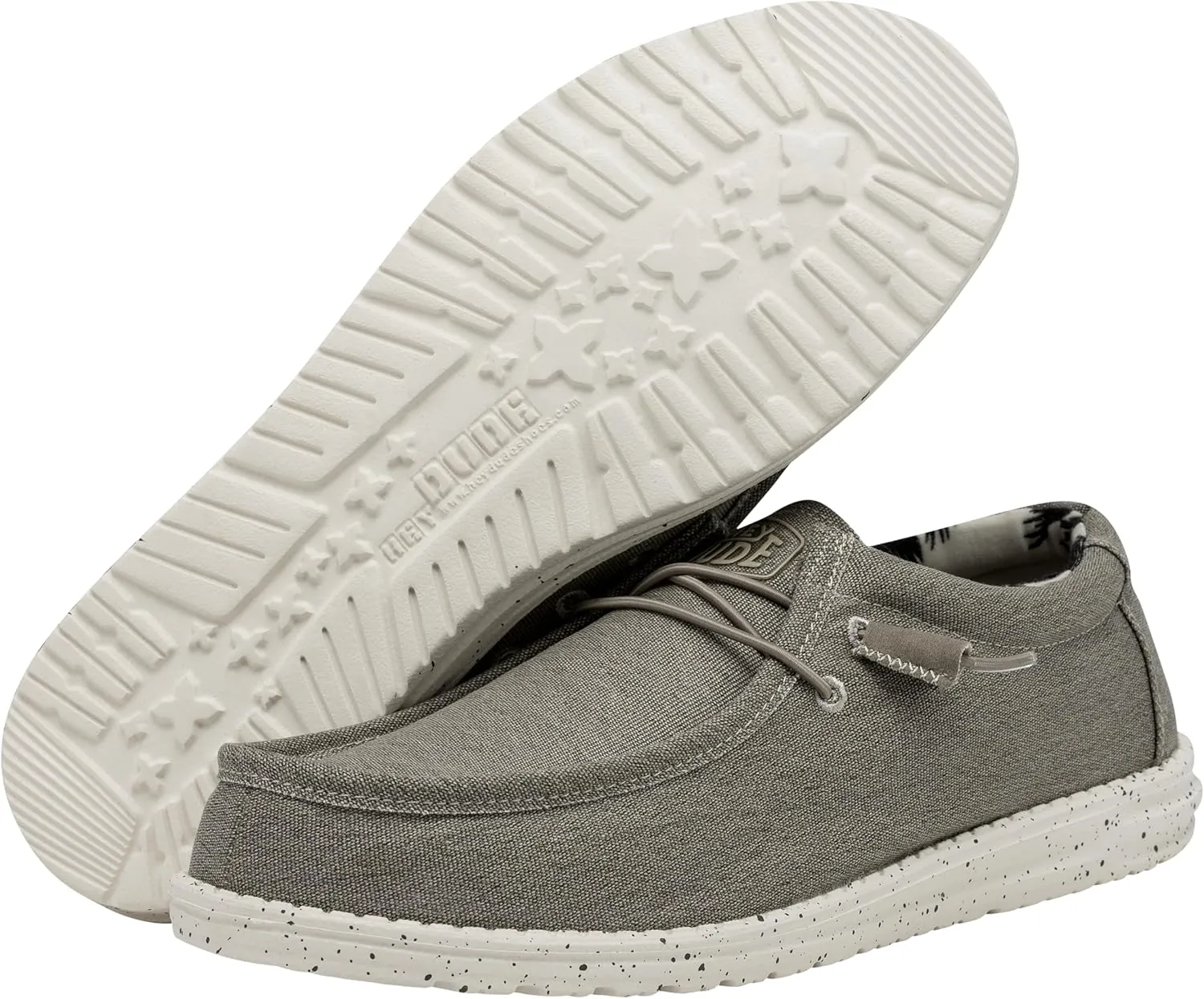 Hey Dude Men's Wally Stretch | Men's Loafers | Comfortable & Light-Weight