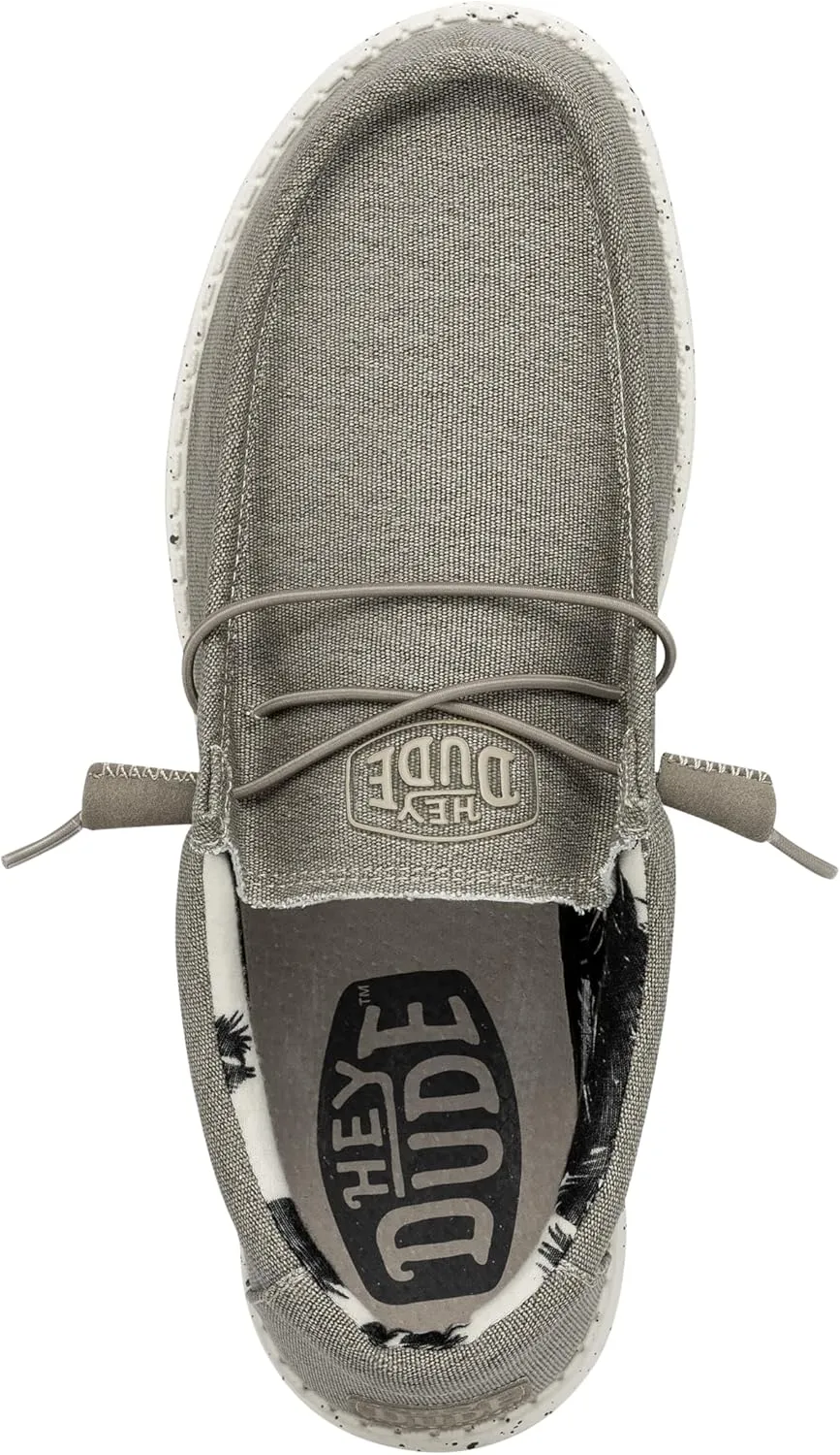 Hey Dude Men's Wally Stretch | Men's Loafers | Comfortable & Light-Weight
