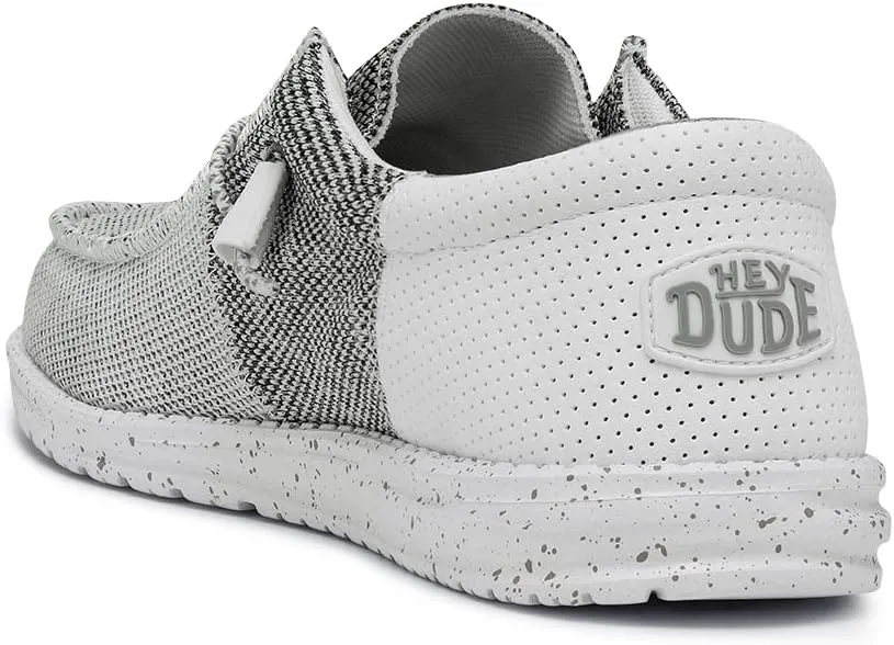 Hey Dude Men's Wally-Tri Varsity Sport Mesh | Men's Shoes | Men Slip-on Loafers | Comfortable & Light-Weight