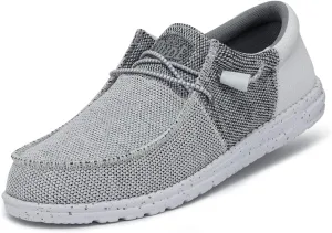 Hey Dude Men's Wally-Tri Varsity Sport Mesh | Men's Shoes | Men Slip-on Loafers | Comfortable & Light-Weight