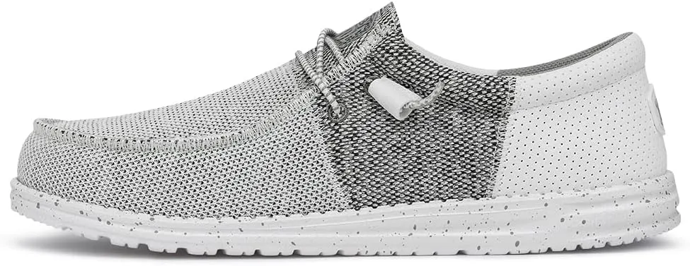 Hey Dude Men's Wally-Tri Varsity Sport Mesh | Men's Shoes | Men Slip-on Loafers | Comfortable & Light-Weight