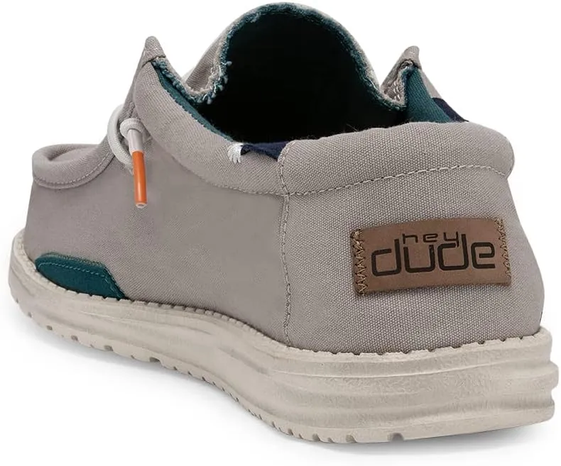 Hey Dude Men's Wally Wash | Men’s Shoes Lace Up Loafers Comfortable & Light-Weight