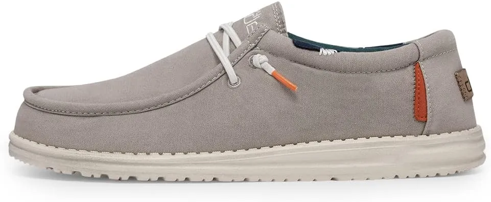 Hey Dude Men's Wally Wash | Men’s Shoes Lace Up Loafers Comfortable & Light-Weight