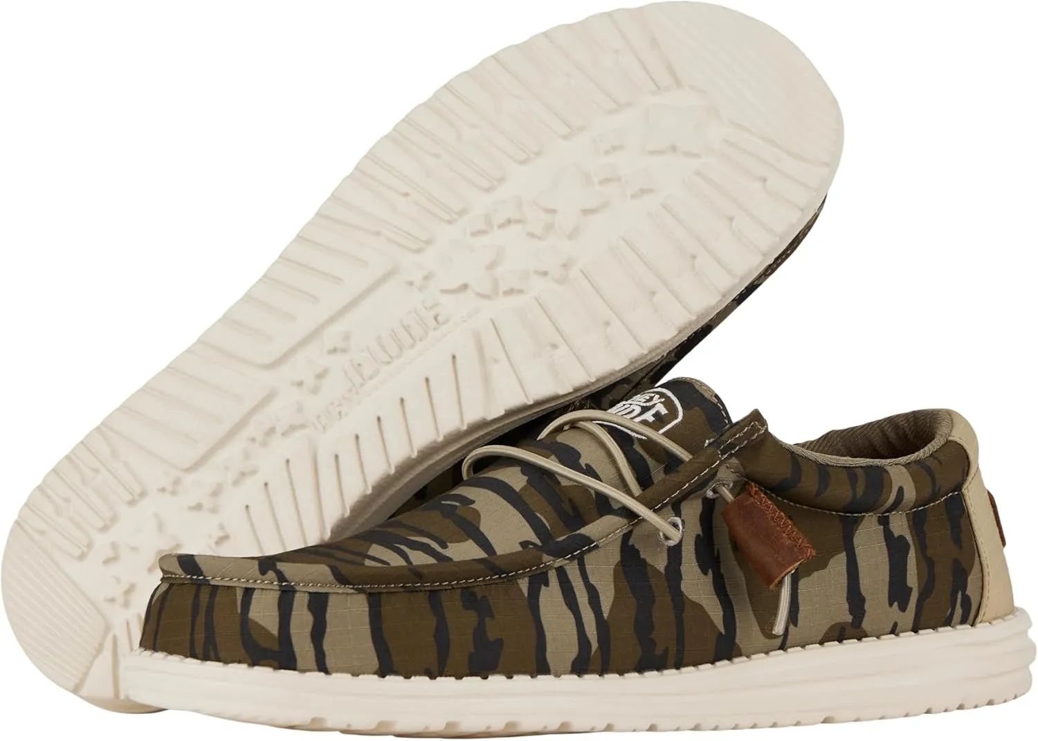 Hey Dude Men's Wally Wl Funk Multiple Colors | Men’s Shoes | Men's Lace Up Loafers | Comfortable & Light-Weight