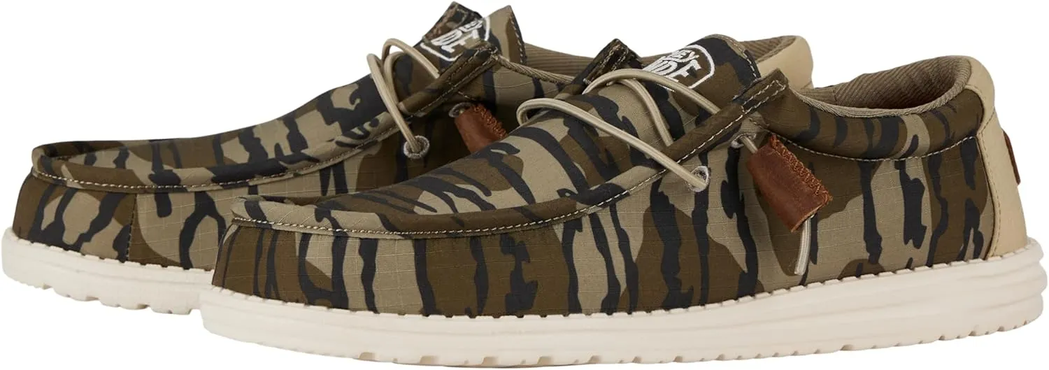 Hey Dude Men's Wally Wl Funk Multiple Colors | Men’s Shoes | Men's Lace Up Loafers | Comfortable & Light-Weight