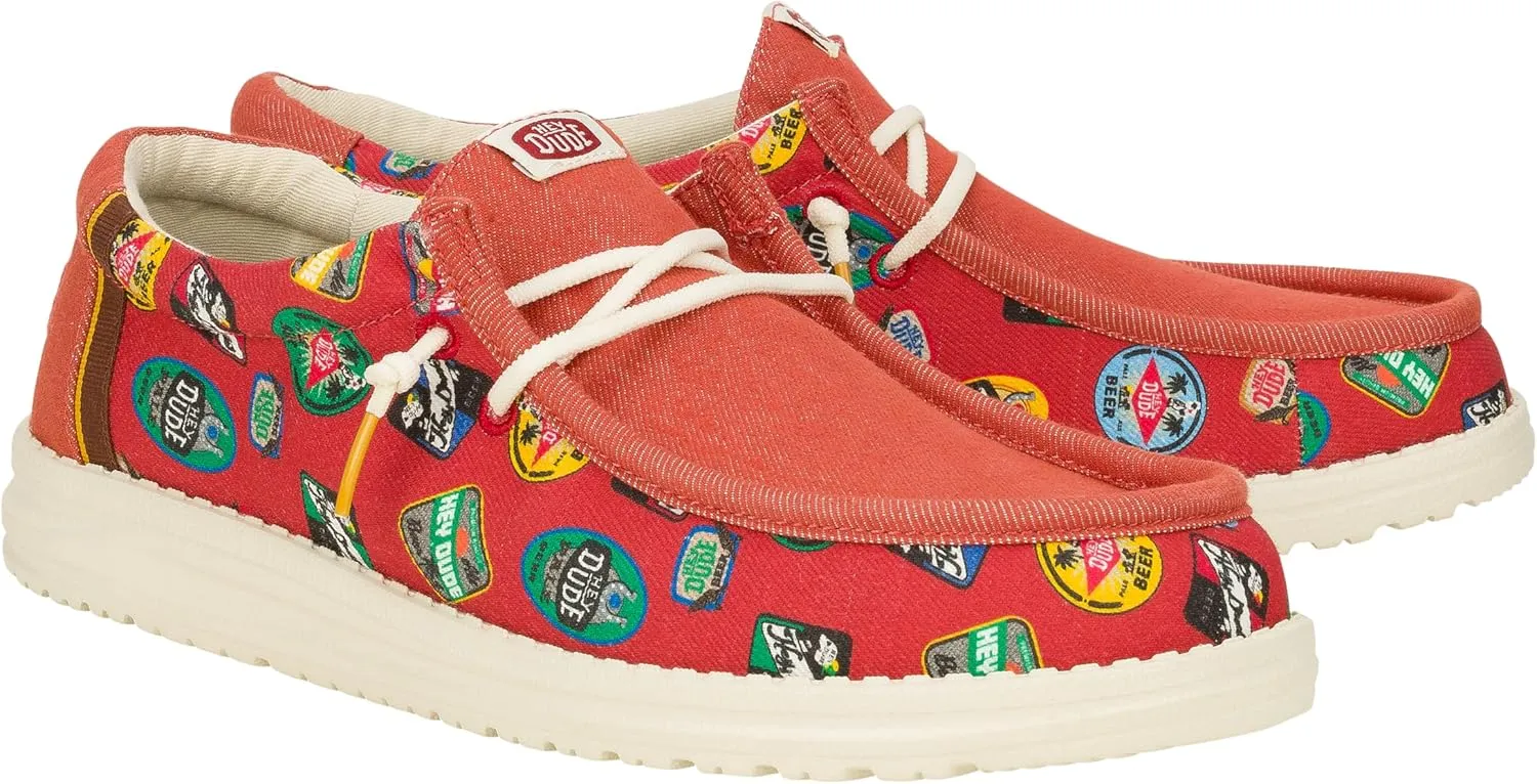 Hey Dude Wally Octoberfest, Men’s Shoes, Men's Slip-on Loafers, Comfortable & Light-Weight