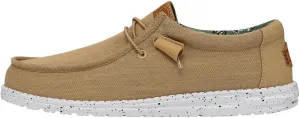 HEYDUDE Men's Wally Washed Canvas, Men’s Shoes, Slip-on Loafers, Comfortable & Light-Weight
