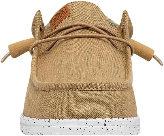 HEYDUDE Men's Wally Washed Canvas, Men’s Shoes, Slip-on Loafers, Comfortable & Light-Weight
