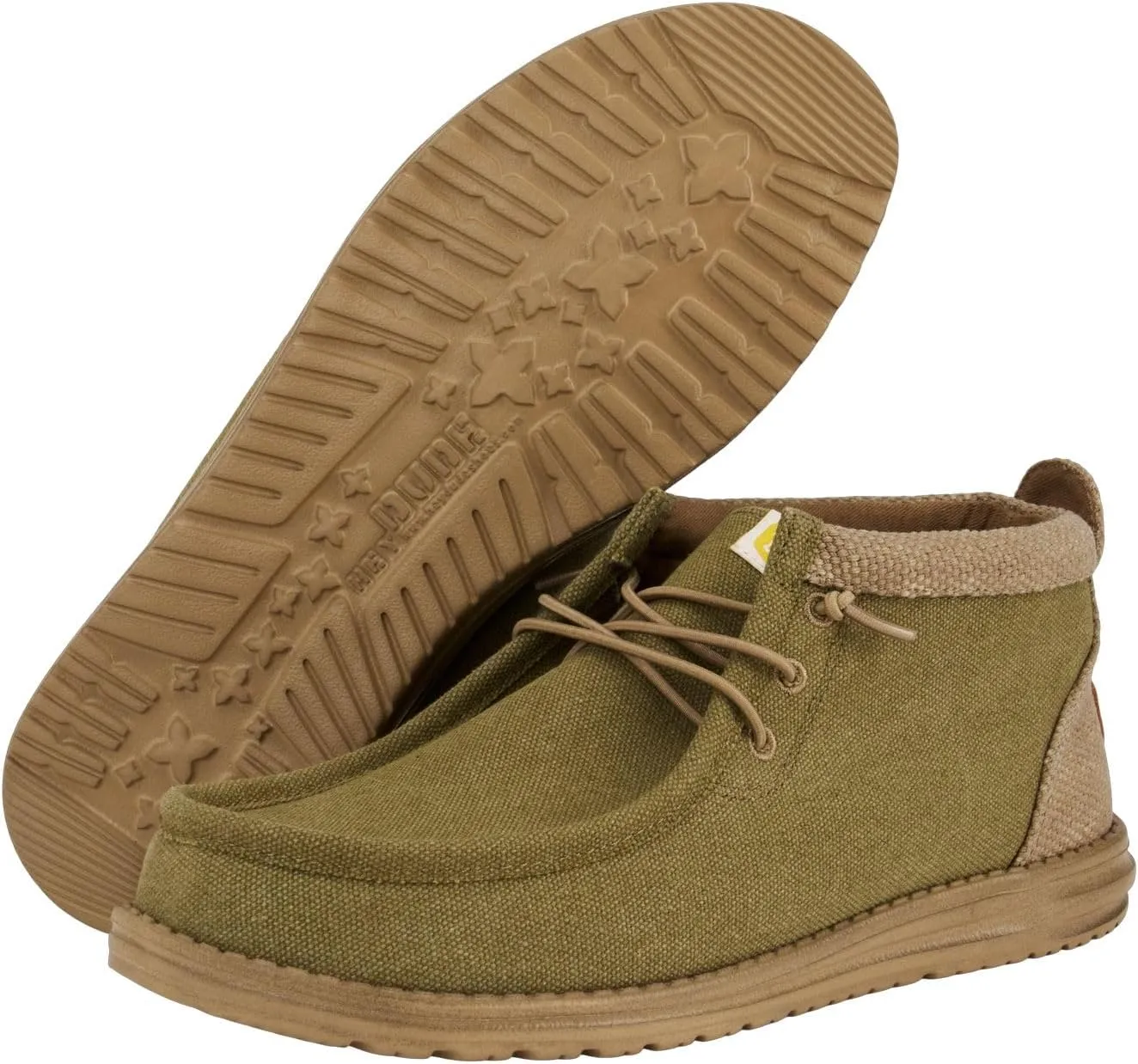 HEYDUDE Wally Mid Stretch, Pull on Boots, Comfortable & Light-Weight