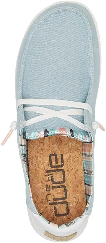 HEYDUDE Wendy Funk Surf Baja, Women’s Shoes, Women’s Slip-on Loafers, Comfortable & Light-Weight