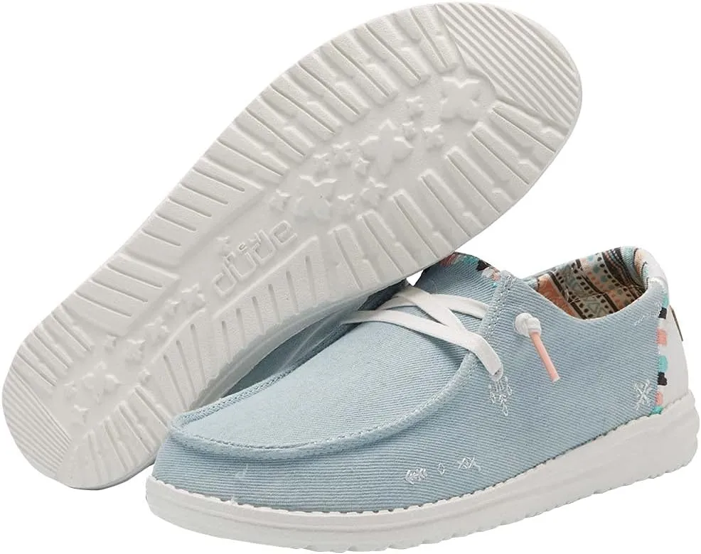HEYDUDE Wendy Funk Surf Baja, Women’s Shoes, Women’s Slip-on Loafers, Comfortable & Light-Weight