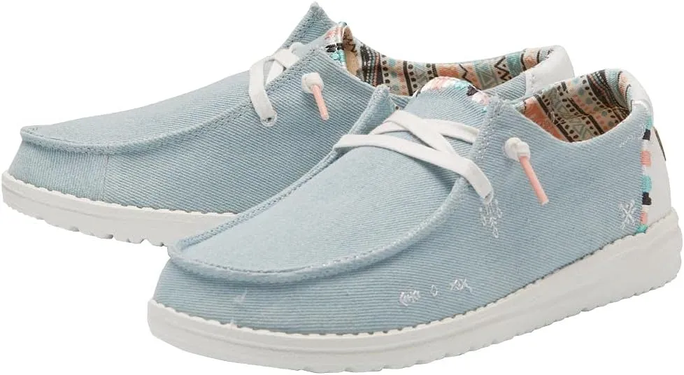 HEYDUDE Wendy Funk Surf Baja, Women’s Shoes, Women’s Slip-on Loafers, Comfortable & Light-Weight