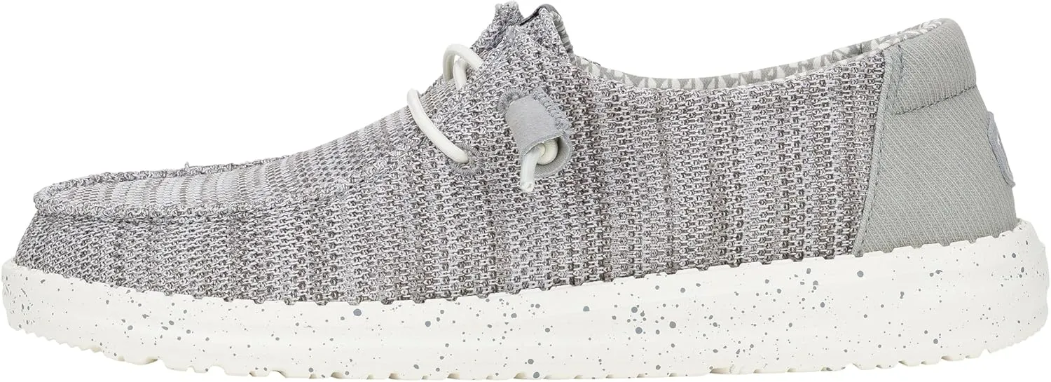HEYDUDE Wendy Stretch Sox, Women’s Shoes, Women’s Slip-on Loafers, Comfortable & Light-Weight