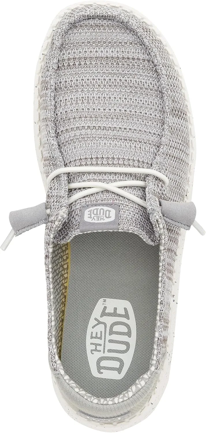 HEYDUDE Wendy Stretch Sox, Women’s Shoes, Women’s Slip-on Loafers, Comfortable & Light-Weight
