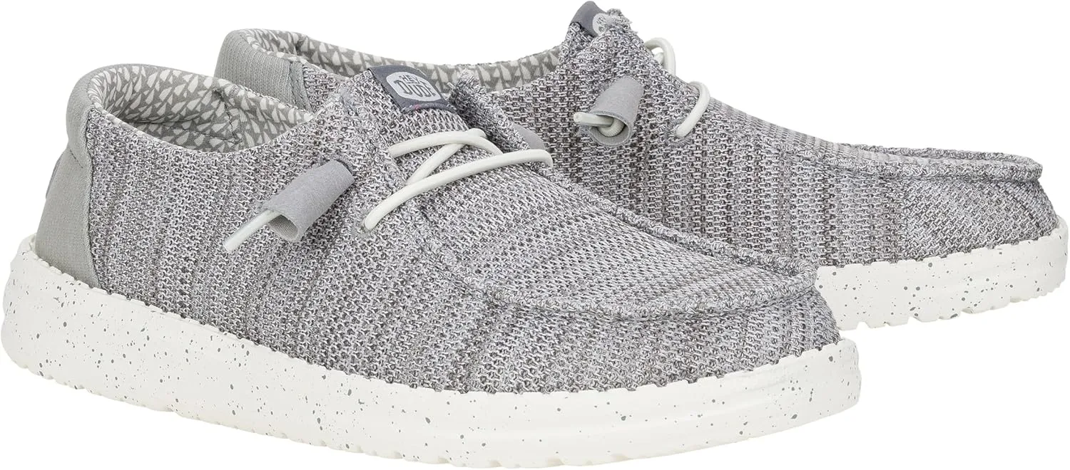 HEYDUDE Wendy Stretch Sox, Women’s Shoes, Women’s Slip-on Loafers, Comfortable & Light-Weight