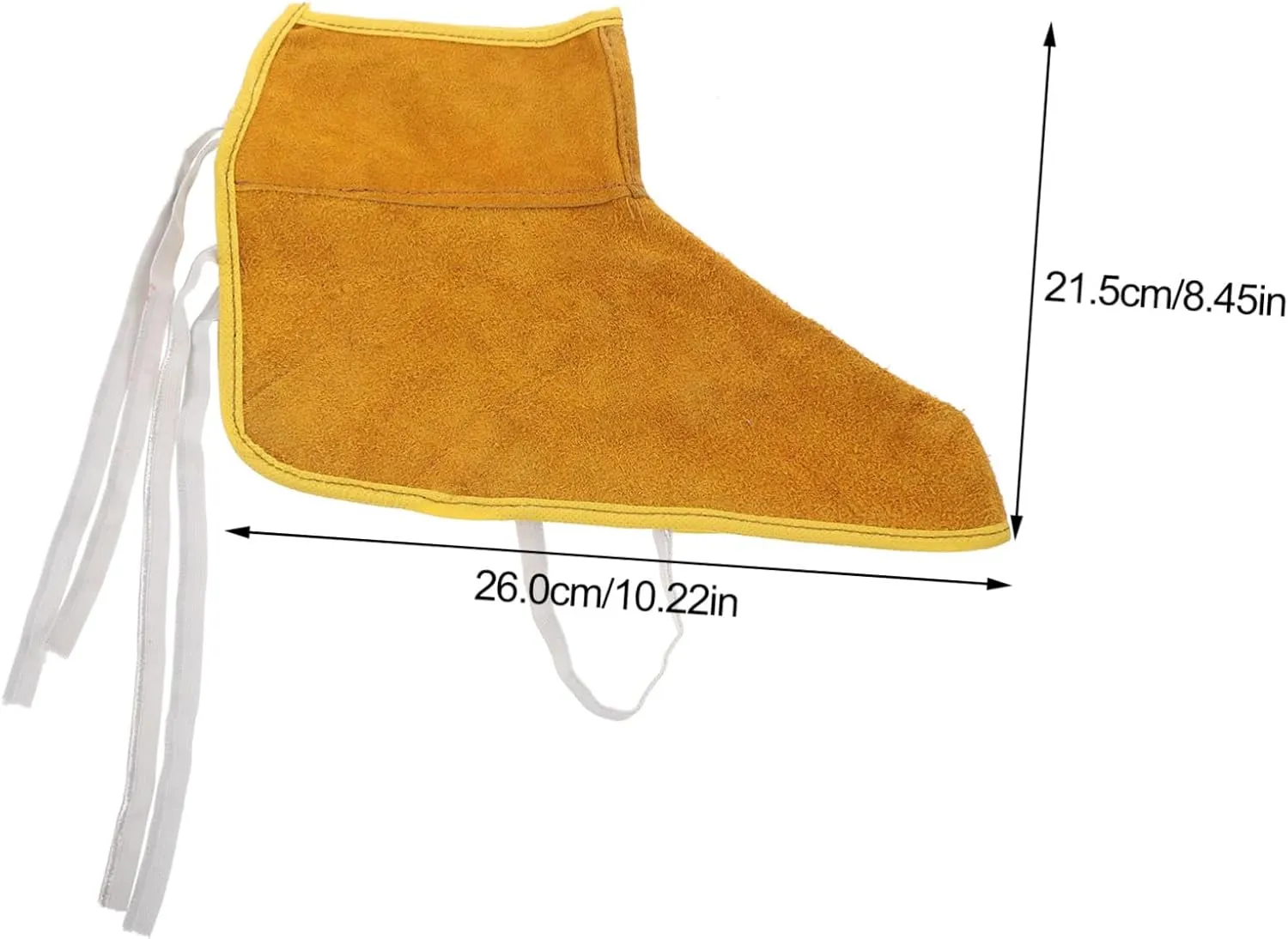 HOMSFOU Welding Protective Foot Cover 1 Pair Suede Booties Shoe Cover for Welding Shoe Toe Protector Random