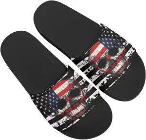 Howilath Cute Animals Pattern Summer Slide Slippers for Women Kids, Soft Sole Non-Slip Open Toe Slippers Slide Sandal