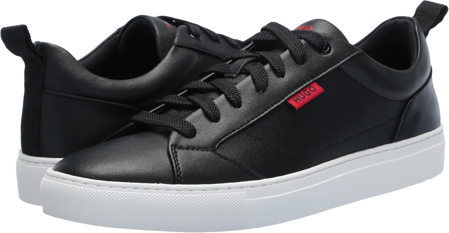 HUGO Men's Essential Two Tone Suede Low Top Sneaker