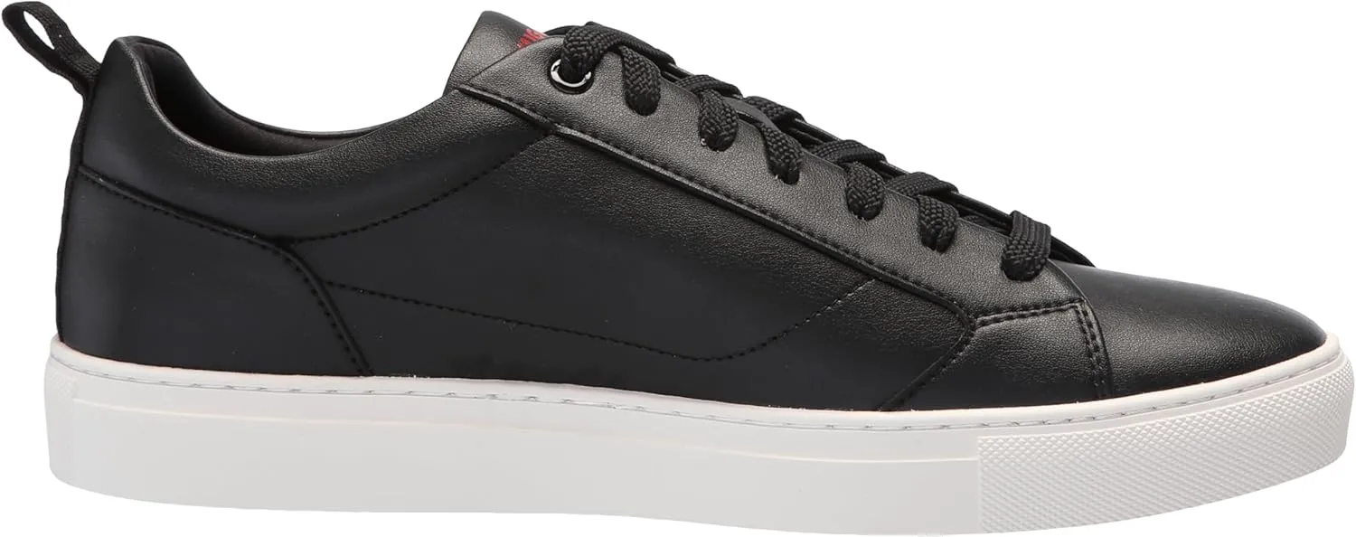 HUGO Men's Essential Two Tone Suede Low Top Sneaker