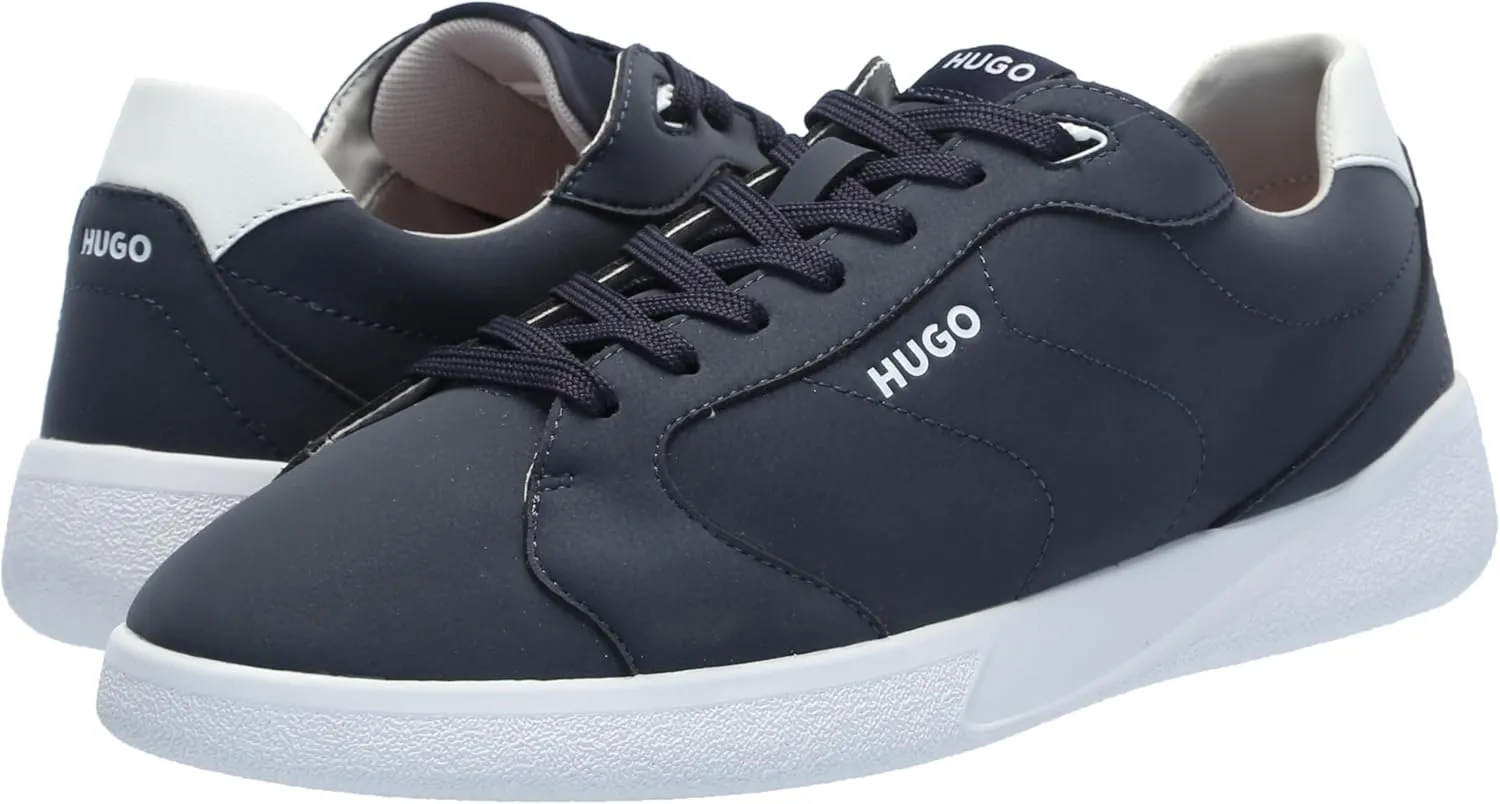 HUGO Men's Full Suede Cupsole Sneaker