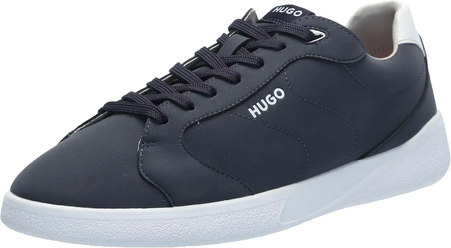 HUGO Men's Full Suede Cupsole Sneaker