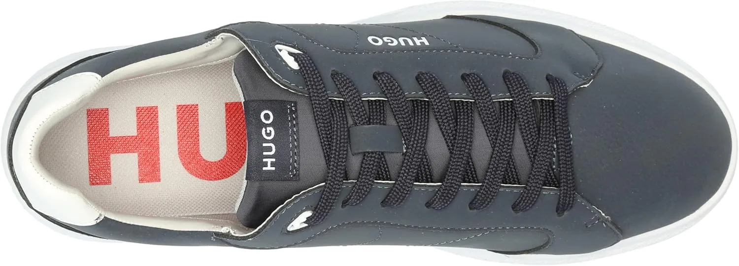 HUGO Men's Full Suede Cupsole Sneaker